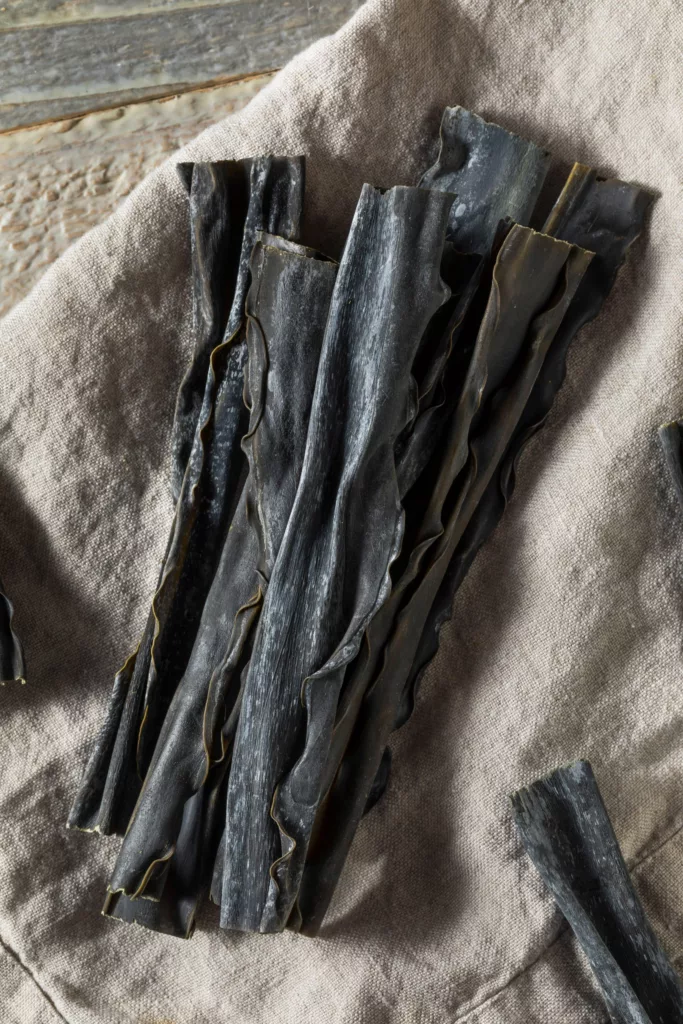 Dried Organic Japanese Kombu Seaweed.