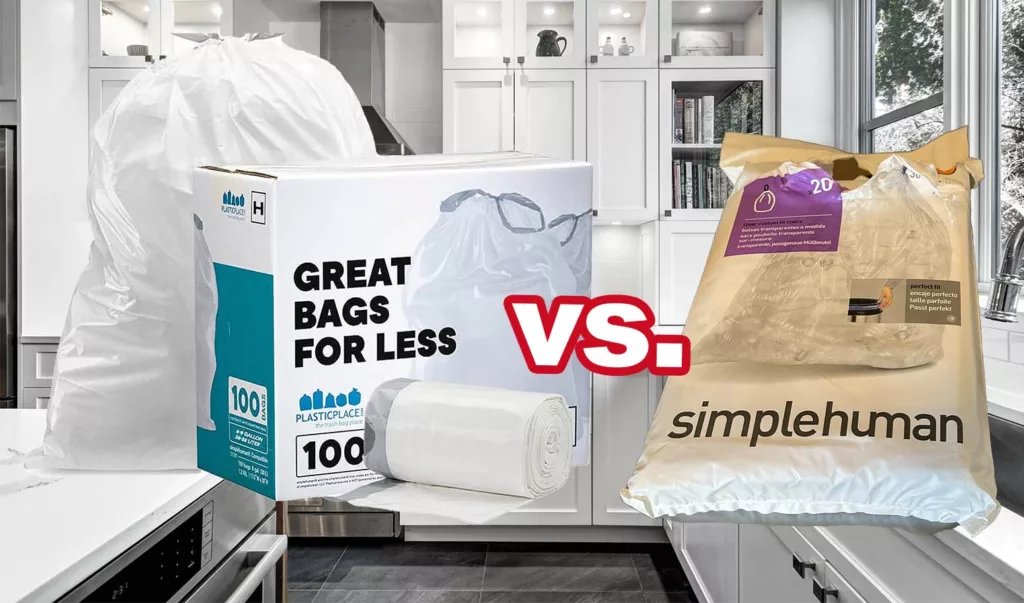 simplehuman trash bag alternatives.