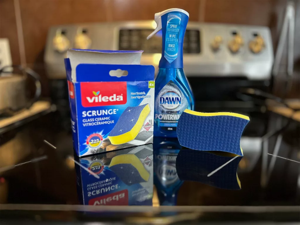 Best way to clean glass ceramic cooktops.