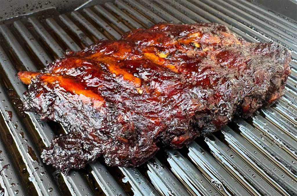ribs on the ninja woodfire