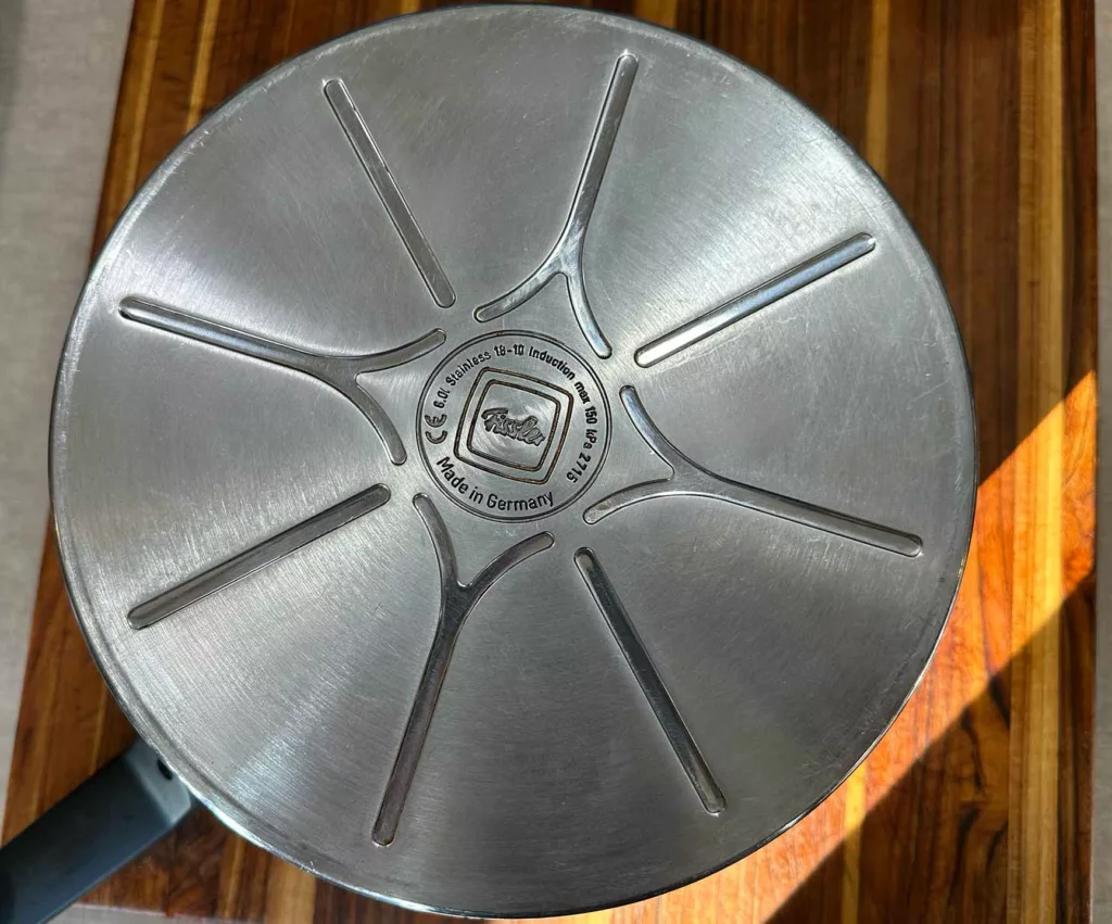 Fissler Cookstar base at 8mm.