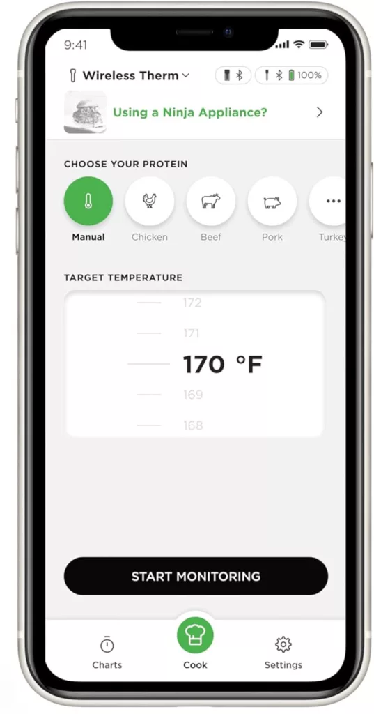 Ninja ProChef phone app.