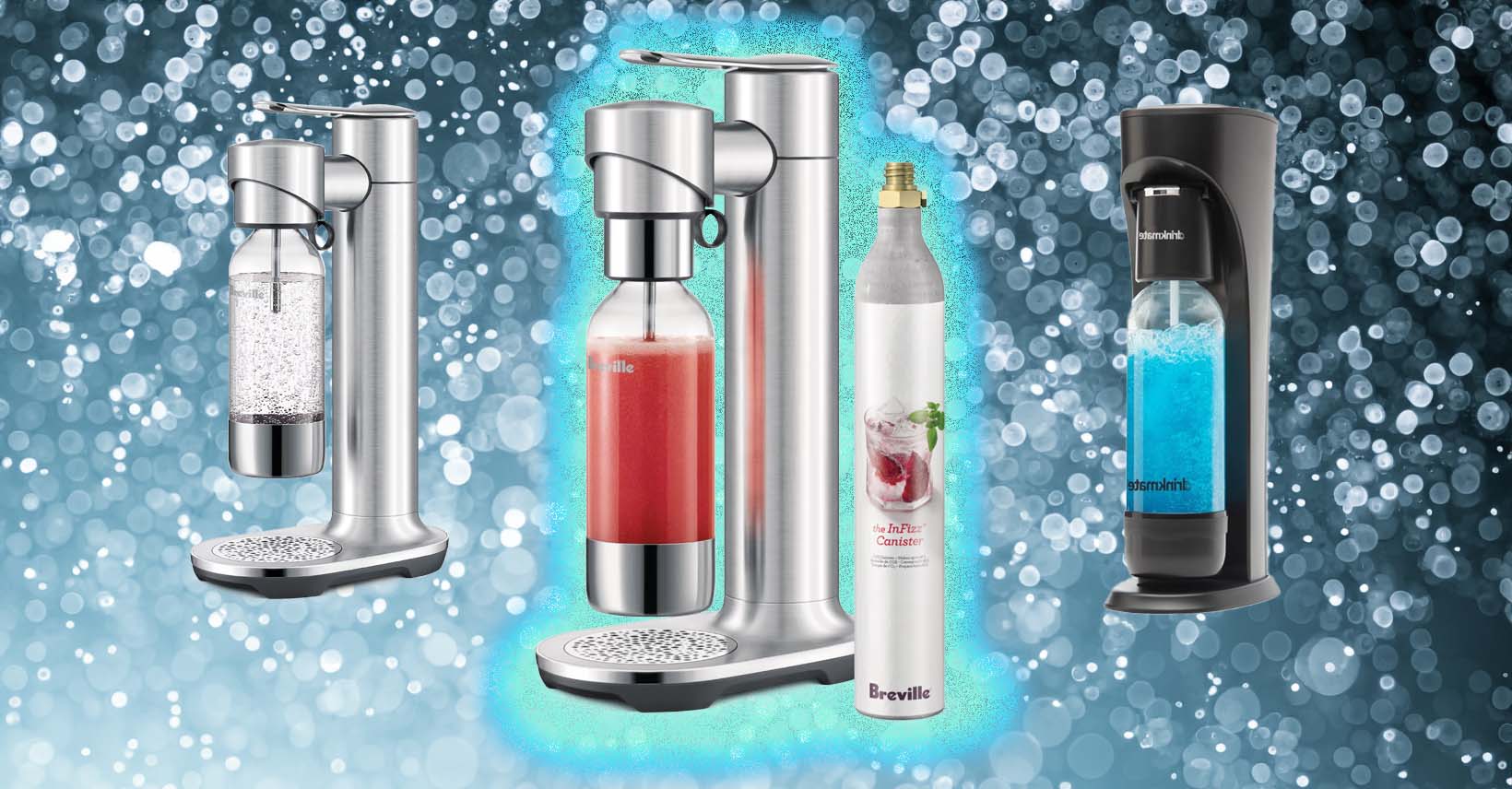 breville infizz infusion vs aqua vs drinkmate Breville InFizz Fusion vs. Breville InFizz Aqua vs. DrinkMate Omnifizz.