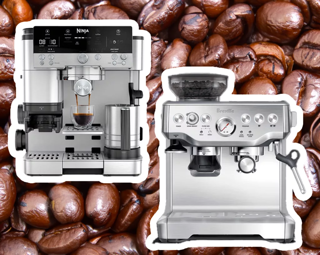 Breville Espresso Machines vs. Ninja Luxe Cafe.