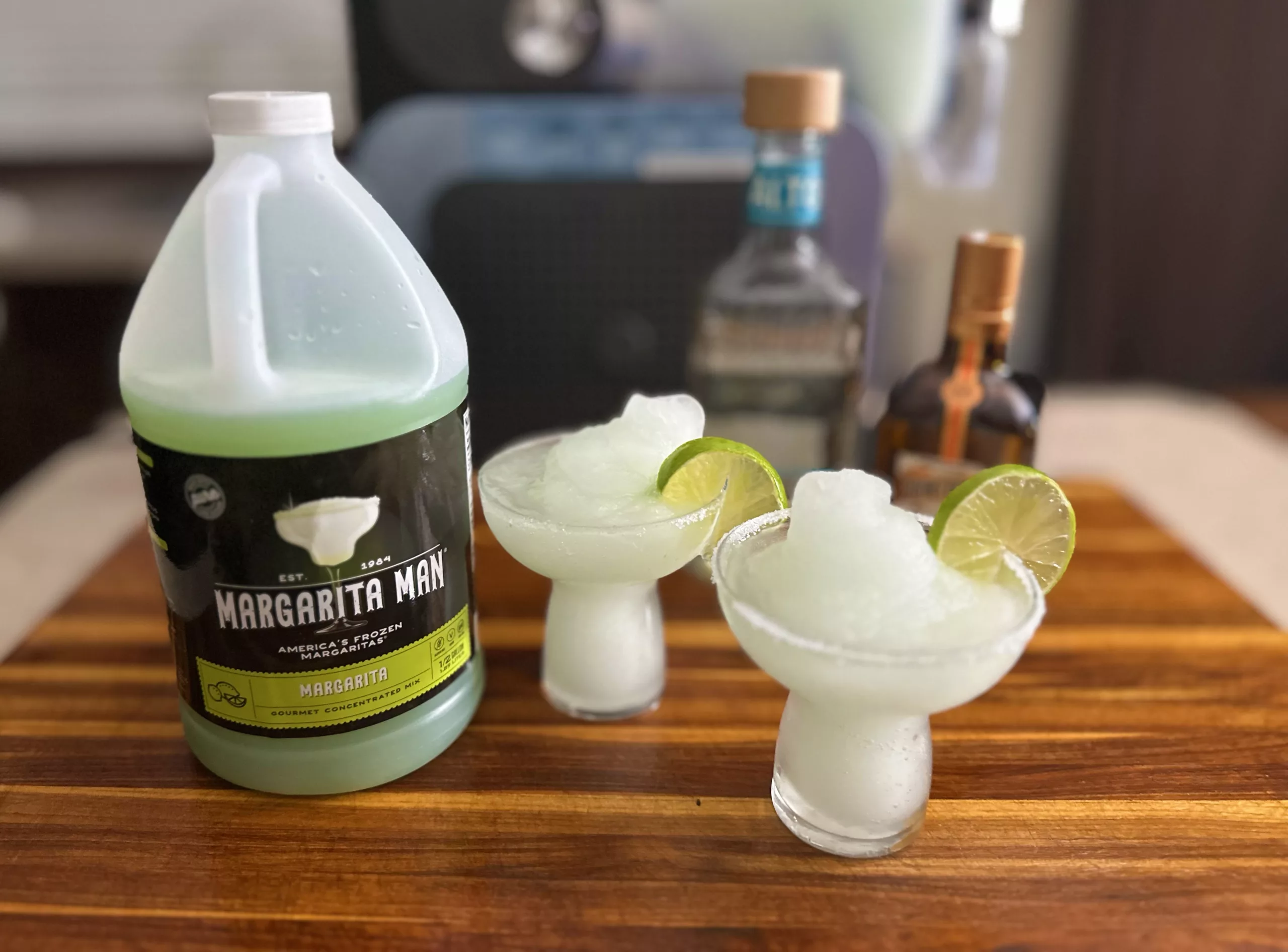 Margaritas made with Margarita Man and the Ninja SLUSHi.