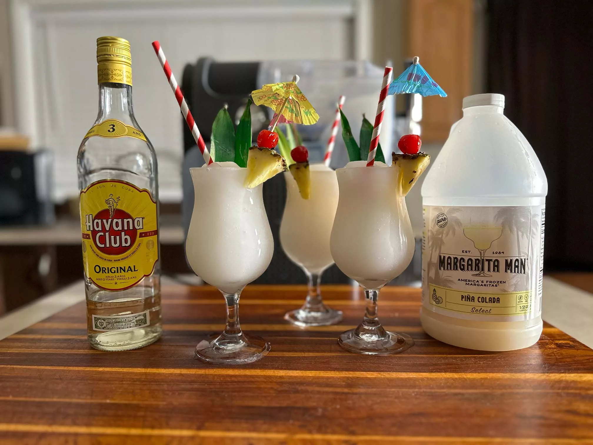 Piña Colada made with Margita Man and the Ninja SLUSHi.