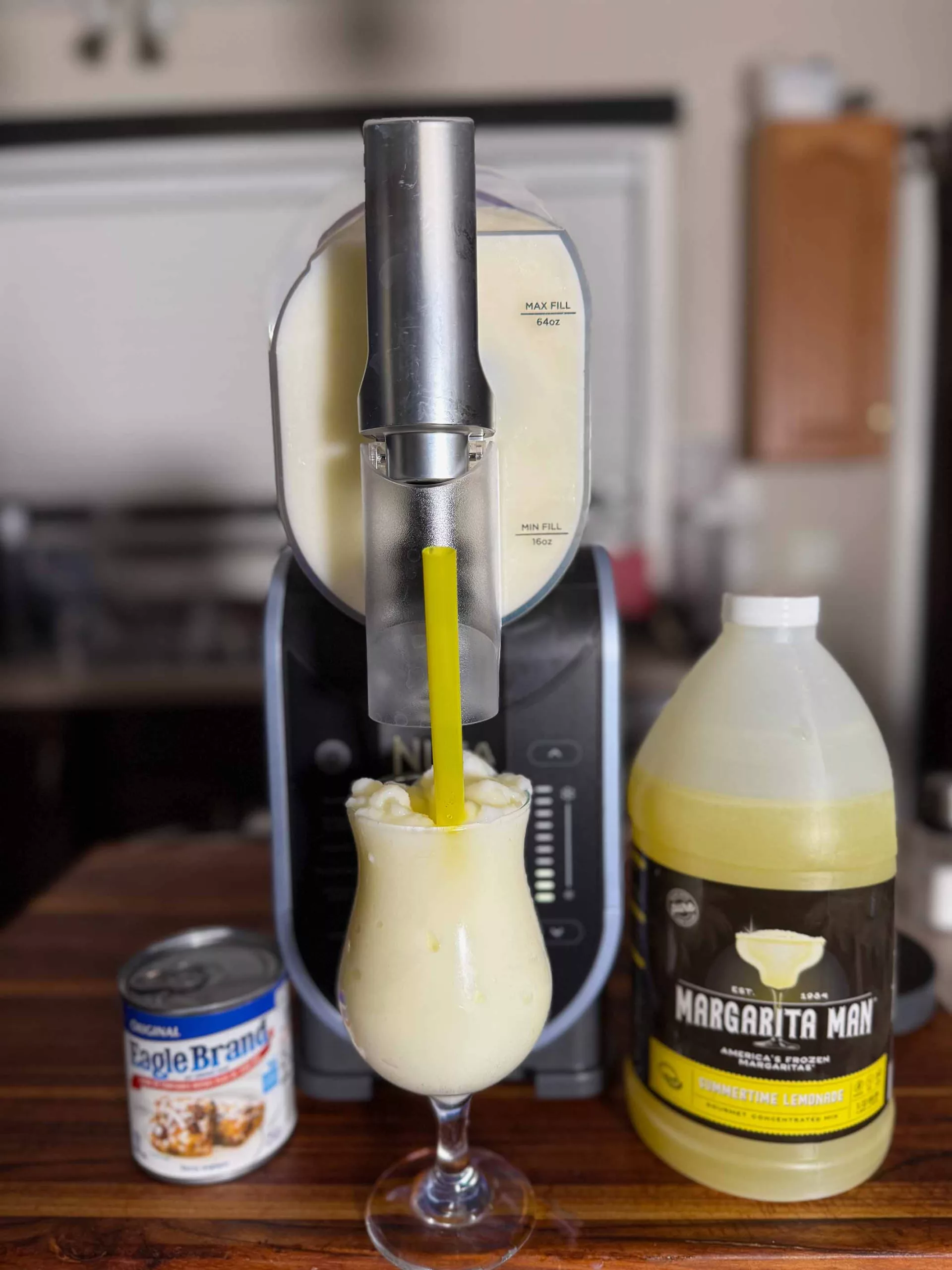 Ninja SLUSHi Frosted Lemonade Recipe made with Margarita Man