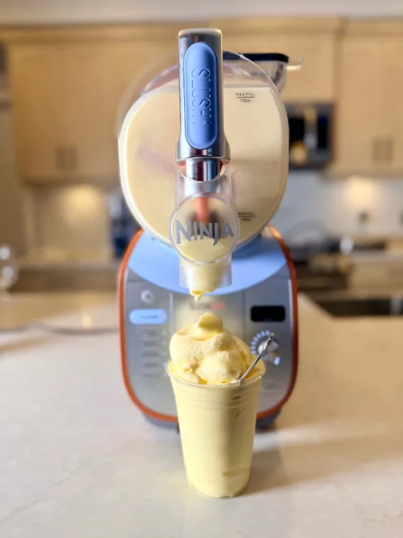 Dole Whip made with the Ninja SLUSHi.
