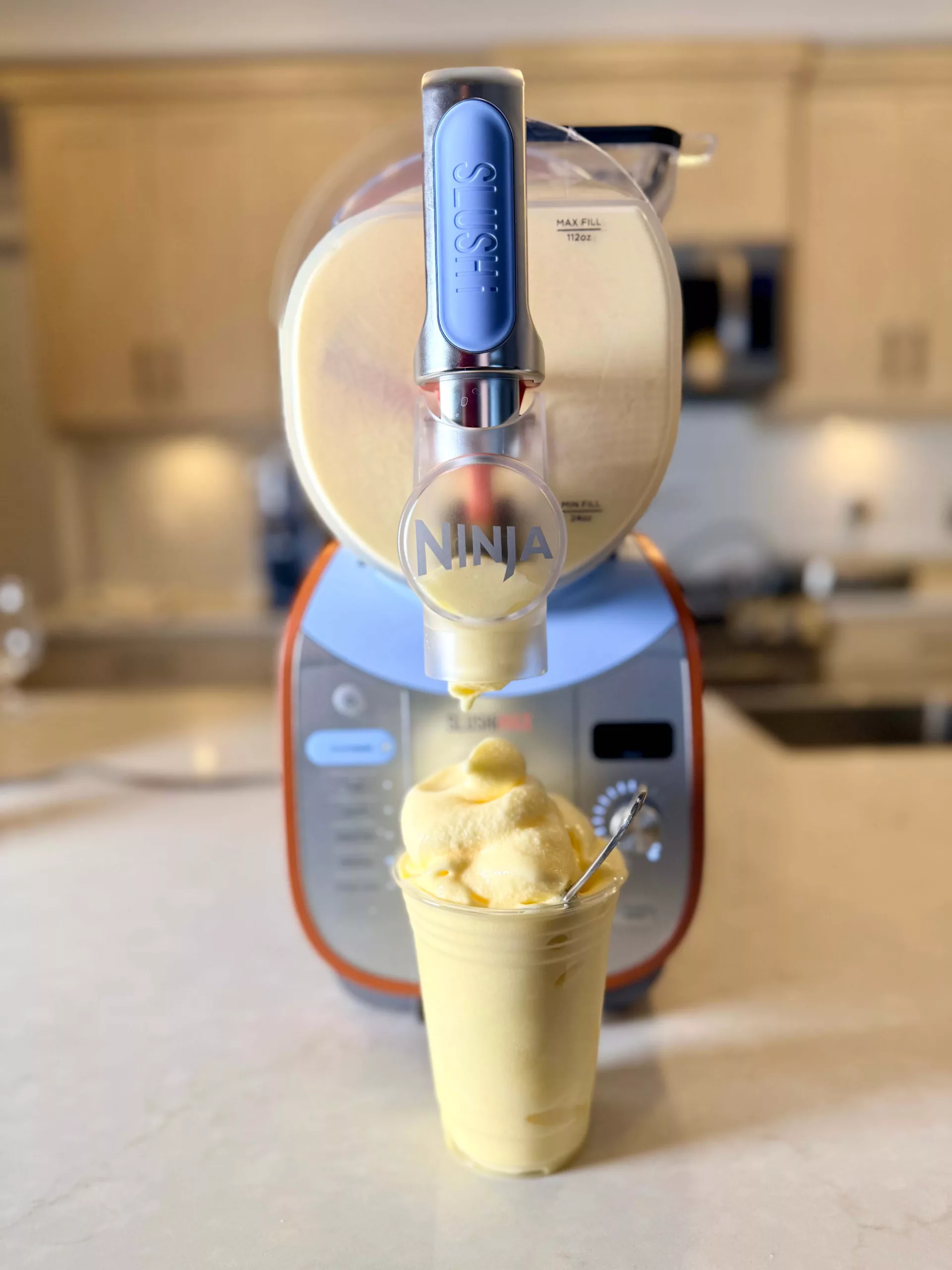 Dole Whip made with the Ninja SLUSHi.