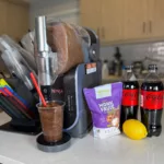 Coke Zero Slushy made with the Ninja SLUSHi.