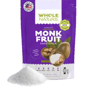 Monk Fruit Erythritol Blend.